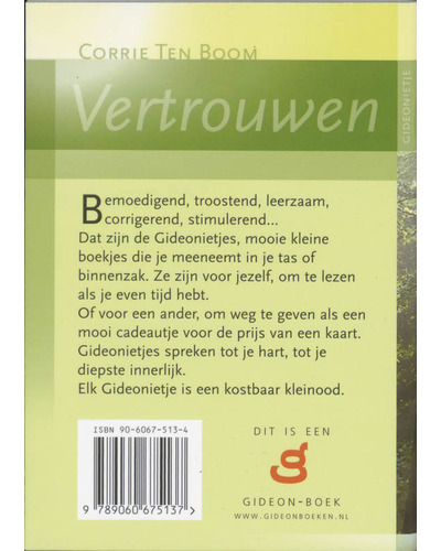 Vertrouwen (klein geniet boekje)