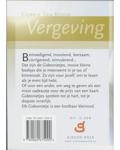 Vergeving  (klein geniet boekje)