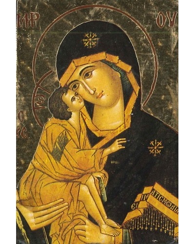 Bel-Art - Icon on a base of Our Lady of Vladimir 7