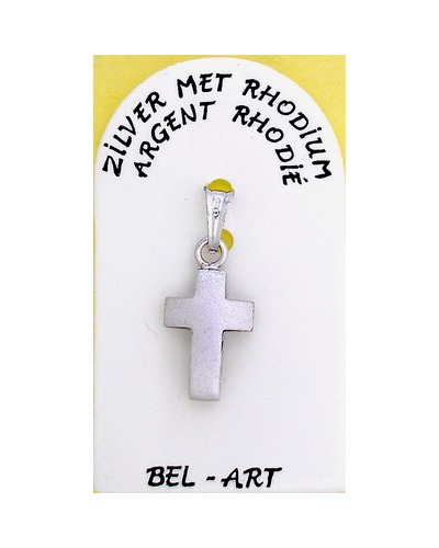 Bel-Art - silver rhodium cross