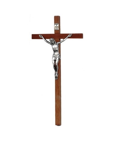 Bel-Art - Kruis hout met corpus 18 cm
