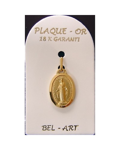 Bel-Art - Wonderbare medaille verguld 17 mm