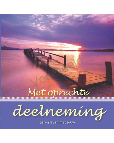 Met oprechte deelneming