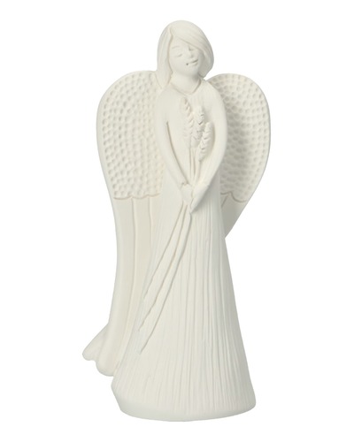 Bel-Art - Angel with corn imitation porcelain 13 c