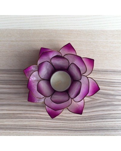 La Com - LN815 Tealight holder purple mother of pe