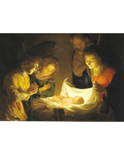 Kaart MariaLaach - 414075  Aanbidding van Jezus