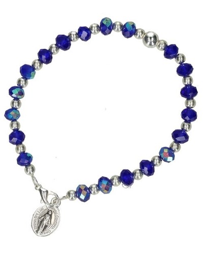 Bel-Art - Armband Wonderbare medaille blauw