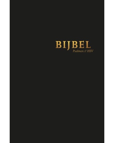 Bijbel - HSV met Psalmen - hardcover zwart