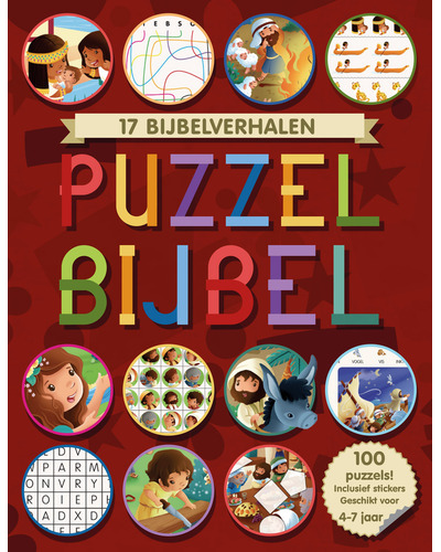 Puzzelbijbel - 17 bijbelverhalen 100 puzzels