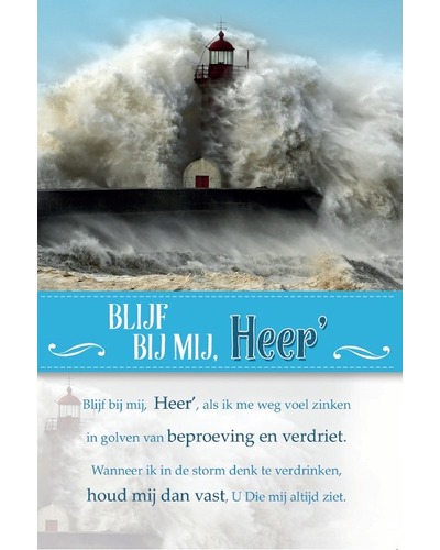 Kaart BL - 4755 Blijf bij mij, Heer