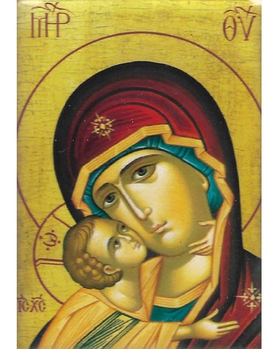 Bel-Art - Magneet ikoon Maria met kind