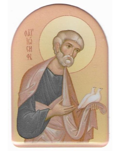 Minsk - Sticker Saint Joseph with pigeons