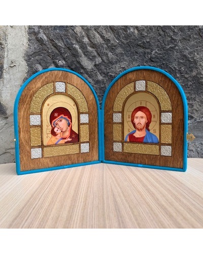 Bel-Art - Icon diptych in velvet