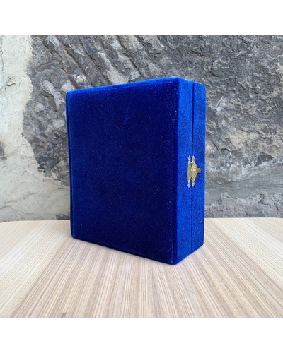 Bel-Art - Ikoon tweeluik in velours blauw