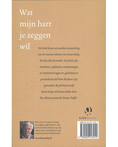 Wat mijn hart je zeggen wil