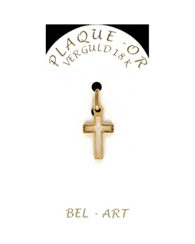 Bel-Art - Kruisje verguld 15 x 10 mm