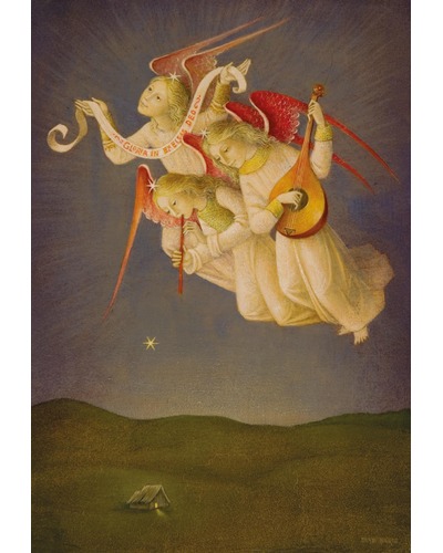 Card Bradi Barth - 10th Christmas (angels)