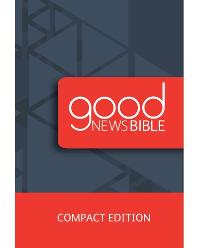 Good news bible compact edition hardcover grey/red