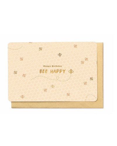 Kaart ET - BB3170 - Happy birthday Bee Happy