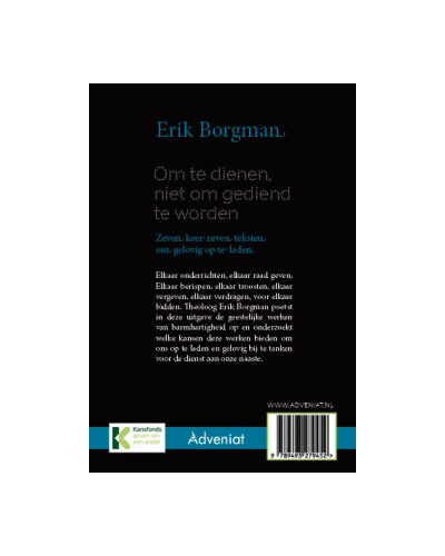 Om te dienen, niet om gediend te worden