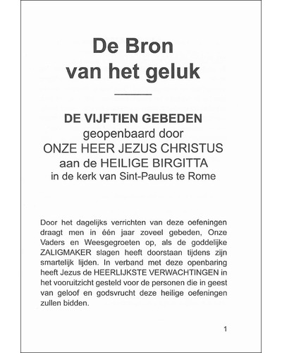 De bron van het geluk