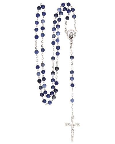 Butzon - 2-49268 Rosary Sodalite Beads