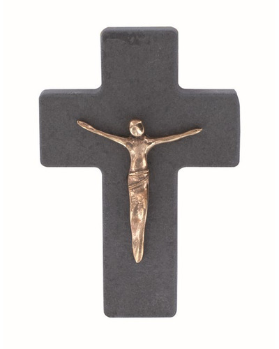 Butzon - 2-154351 Slate cross with bronze corpus