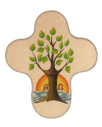 Bel-Art - Cross tree of life 12x10 cm