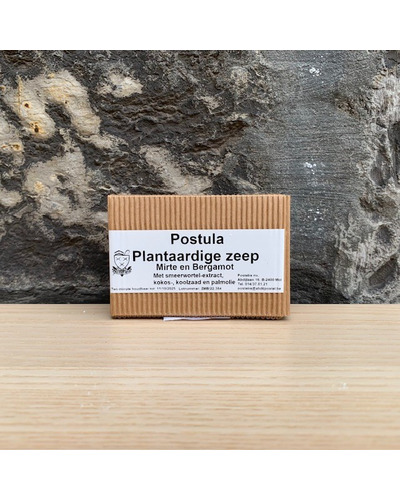 Postel - Plantaardige zeep Mirte en Bergamot 60g