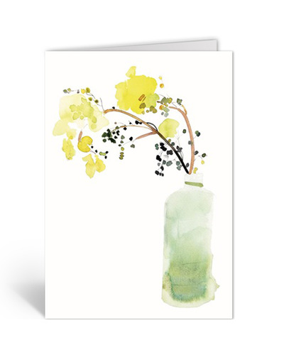 Kaart Décadence - SK2900 Gele bloem