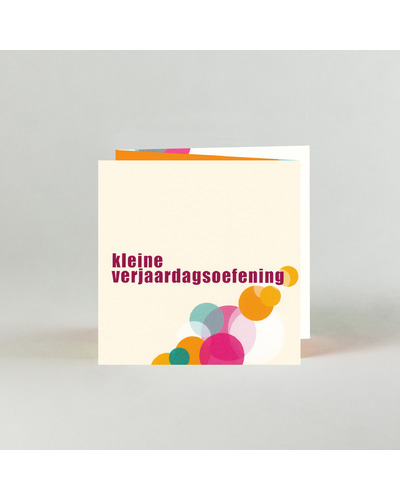 Kaart Symposion - Kleine verjaardagsoefening