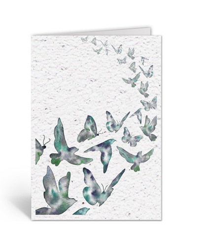 Kaart Decadance - PJK010 Vogels en vlinders