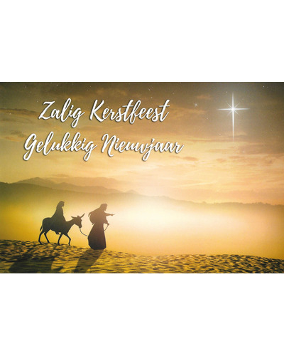 Kaart - B1328 Zalig Kerstfeest Gelukkig Nieuwjaar