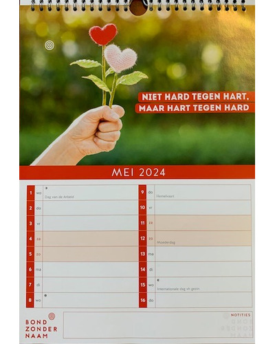 Kalender Bond Zonder Naam 2024