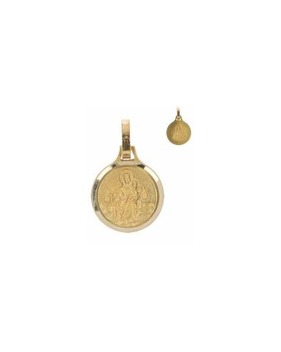 Bel-Art - Medaille Scapulier metaal verguld