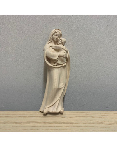 La Com - WB859 Statue of Mary & Child wood 15 cm