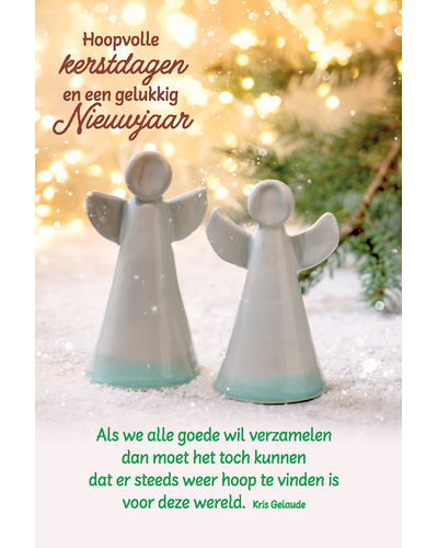 Kaart UM - DYN 23/105 Hoopvolle kerstdagen