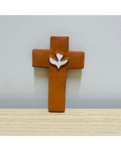 La Com - MAD3BI Ceramic cross with dove