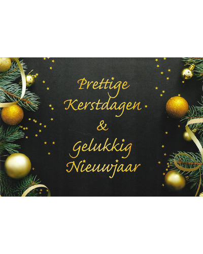 Kaart UM - XN20/23 Prettige Kerstdagen...