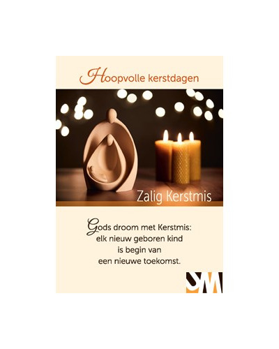 Kaart UM - XN21/25 Gods droom met Kerstmis