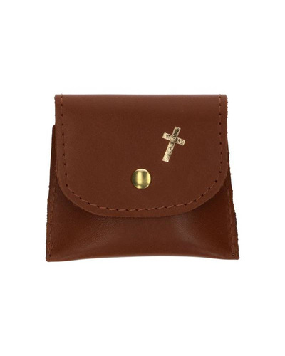 Bel-Art Rosary Leather case brown
