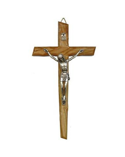 Bel-Art - Cross olive wood with corpus 17 cm