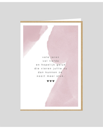 Kaart Mailbox - LF055 Vele jaren vol liefde