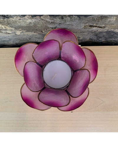 La Com - LN1 Tealight mother of pearl purple