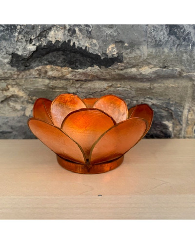 La Com - LN1 Tealight mother of pearl orange