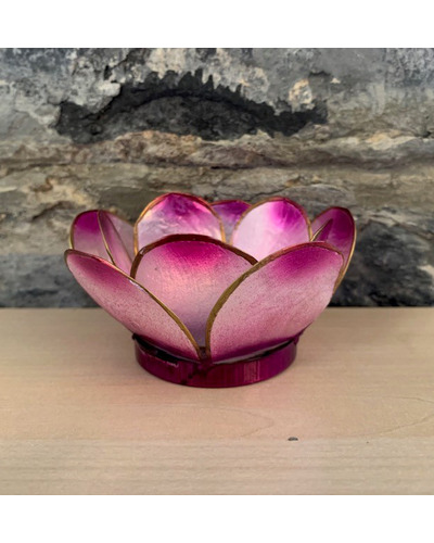 La Com - LN1 Tealight mother of pearl purple