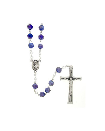 Bel-Art - Rosary crystal dark-blue/shrine