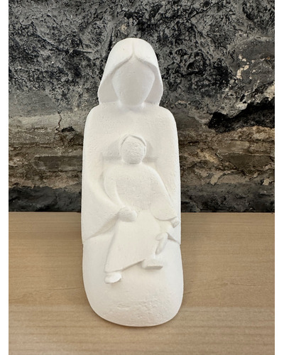 La Com - C13 Statue Sitting Mary with child