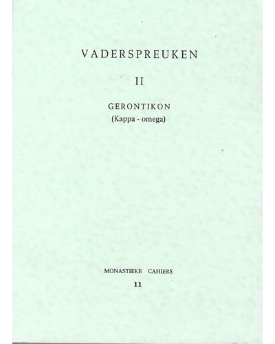 Vaderspreuken II (Gerontikon)