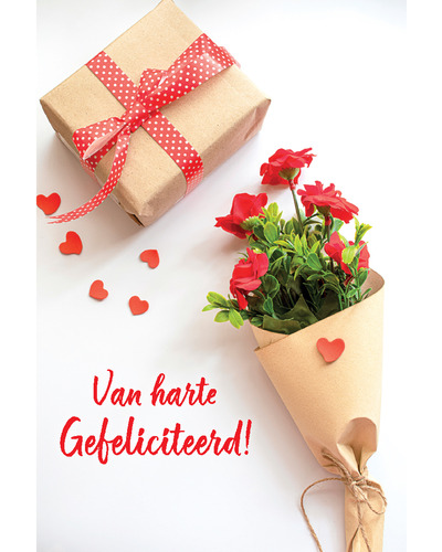 Kaart UM - DYW24/006 Van harte gefeliciteerd